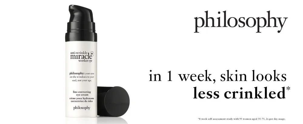 philosophy anti-wrinkle miracle worker - eye cream  0.5 oz - product information 1