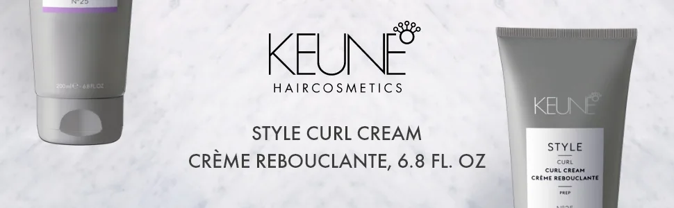 KEUNE Style Curl Cream For Curly And Wavy Hair  6.8 Oz. - Banner Image