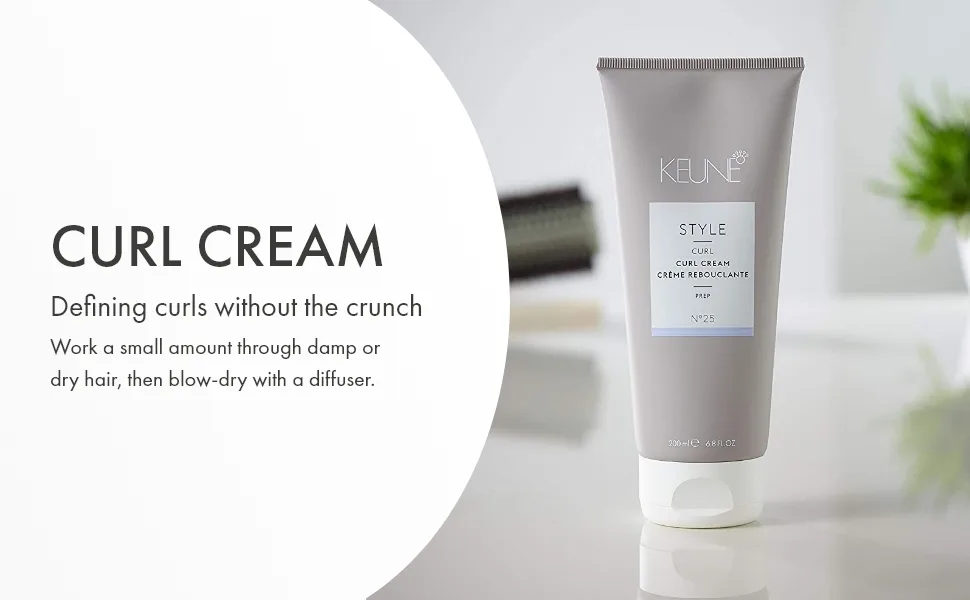 KEUNE Style Curl Cream For Curly And Wavy Hair  6.8 Oz. - product information 3