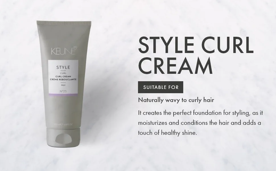 KEUNE Style Curl Cream For Curly And Wavy Hair  6.8 Oz. - second Image