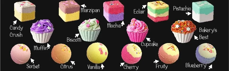 GENTS BATH BOMBS NEW - 15 fab flavors