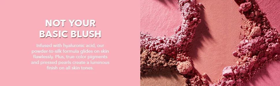 Buxom Wanderlust Primer Infused Blush - Powder Blush Face Makeup - Highly Pigmented - Hydrating Hyaluronic Acid Formula Dolly - Wanderlust Primer Infused Blush