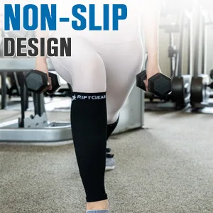 RiptGear Calf Compression Sleeves for Women and Men   Graduated Compression   Leg and Calf Support   Footless Compression Socks Tights Leggings - Medium - bands accessories ankle performance skateboard long awareness big woman flag arm conditioning