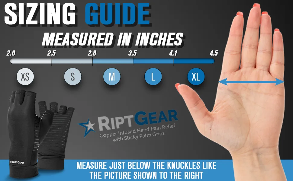 RiptGear Compression Gloves for Women and Men for Arthritis (Pair) - Womens and Mens Glove for Hand Pain Golf Cycling Medium (1 Pair) - open liftign compresssion accessories splints therapy bowling right muñequeras dolor manos ofiice