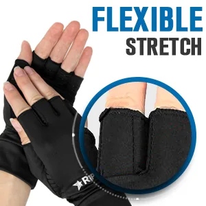 RiptGear Compression Gloves for Women and Men for Arthritis (Pair) - Womens and Mens Glove for Hand Pain Golf Cycling Medium (1 Pair) - styles dedos wrists golf stretch volleyball workout grippy keyboard starin suspensorios hombre
