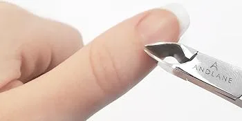 Andlane Cuticle Trimmer and Cuticle Pusher - Professional Stainless Steel Cuticle Nippers  Remover and Cutter - Manicure and Pedicure Tools (Pink) - nail pusher