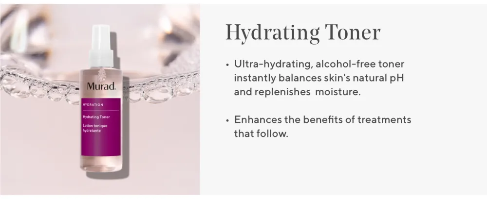Murad Hydrating Toner - Hydration Alcohol-Free Facial Toner Mist Replenishes Moisture  6 Fl Oz - description
