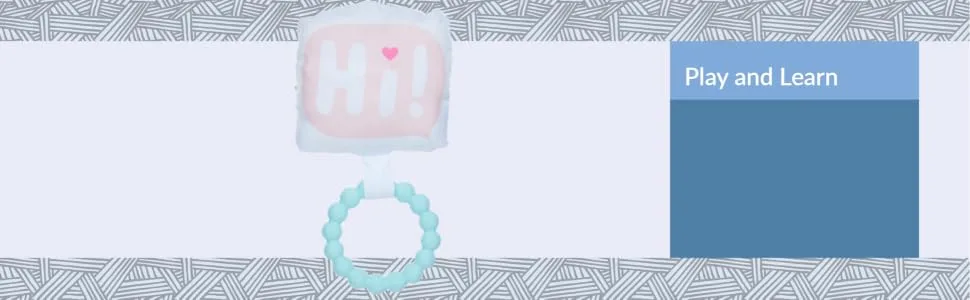 Carter's Unicorn Rattle Teether Set - Play and Learn