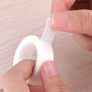 TUPARKA 8 Rolls White Eyelash Tape  Adhesive Eyelash Tapes  Lash Tape for Eyelash Extension Supply  9M Each Roll - White Eyelash Tape