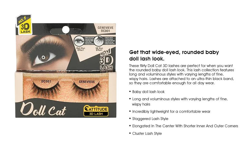 Blair - Doll Cat 3D Lashes - product information 2