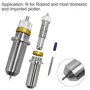 30 pcs (30/45/60 Degree) AFUNTA Blade Vinyl Cutter Plotter Cutting Blades for Roland & Most Domestic and Imported Plotter with Blade Holder Base - product information 6