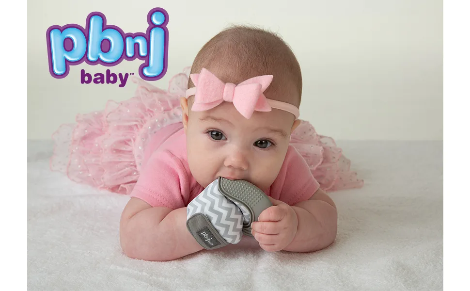 PBnJ baby Silicone Infant Teething Mitten Teether Glove Mitt Toy (Sports) - Teethee mitt mitten rattle baby soother gum pain accessory gear teether