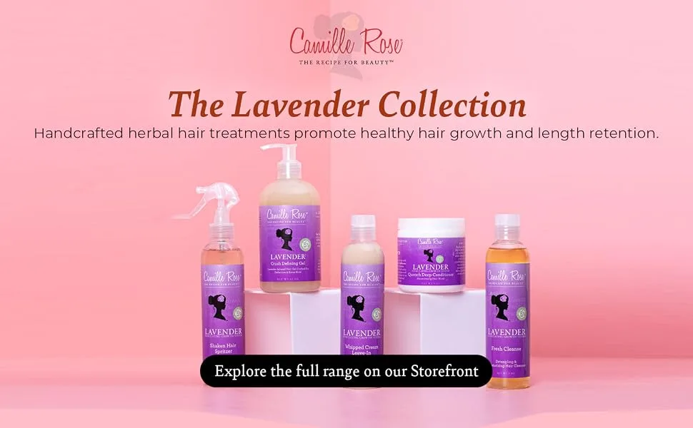 Camille Rose Lavender Whipped Leave-In Conditioner  8 fl oz - The Lavender Collection