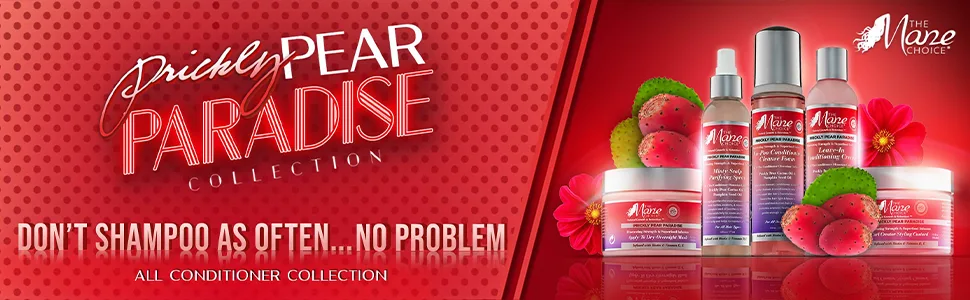 The Mane Choice Prickly Pear Paradise Leave-In Conditioning Cream  8 Ounce - Prickly Pear Paradise