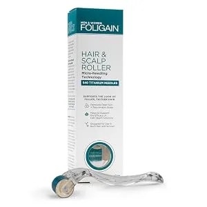 Foligain Hair & Scalp Derma Micro-Needling Roller  Hair Loss Treatment - derma roller