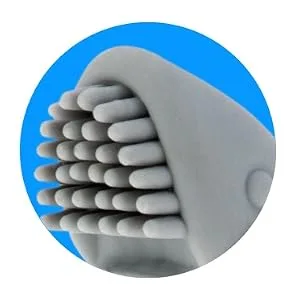 Nuby Grooming Lil Shark Massaging Toothbrush  Colors May Vary  1pk  5 - bristles