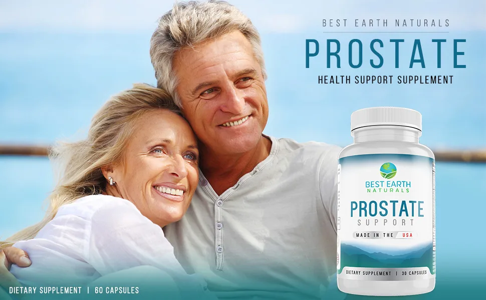 Best Earth Naturals Prostate Health Support Supplement for Men - Prostate Support & Bladder Control Support Pills to Help Reduce Frequent Urination & DHT - prostate, prostate large, overactive bladder, frequent urination, bladder, saw palmetto, beta pills