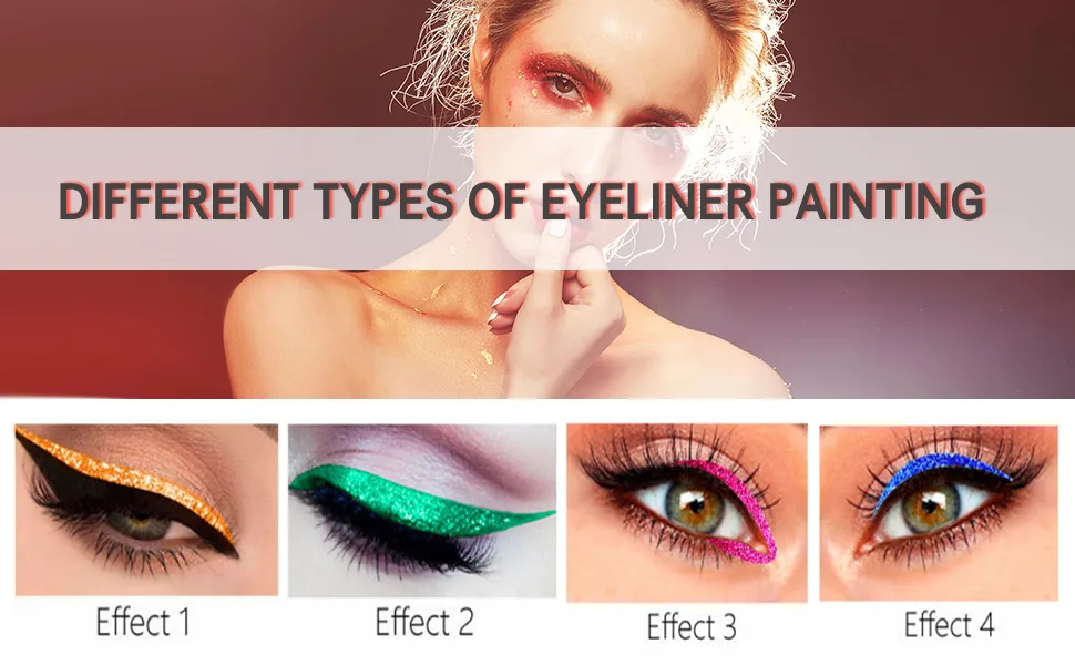 10 Colors Liquid Glitter Eyeliner  Metallic Shimmer Glitter Eyeshadow  Long Lasting Waterproof Sparkling Eyeliner Eye Shadow 02 - product information 30