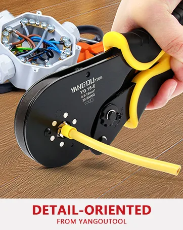 Coax Cable Crimper Kit  Yangoutool Coaxial Compression Tool  Adjustable RG6 RG11 RG59 75-5 75-7 Coaxial Cable Stripper Coax Crimper Kit - detail-oriented