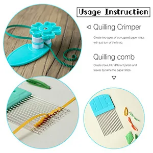 Quilling Kits - Quilling Tools and Supplies Paper Crimper Quilling Paper blue - quilling