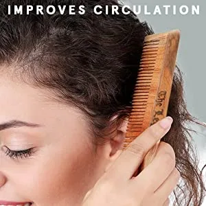 The Legend Organic Pure Neem Wood Comb (Neem Comb) - Improves Circulation