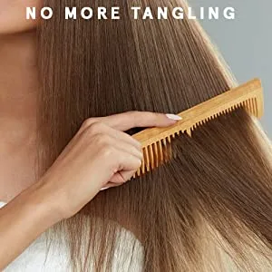 The Legend Organic Pure Neem Wood Comb (Neem Comb) - No More Tangling