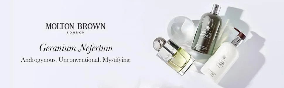Molton Brown Geranium Nefertum Bath & Shower Gel - product information 1