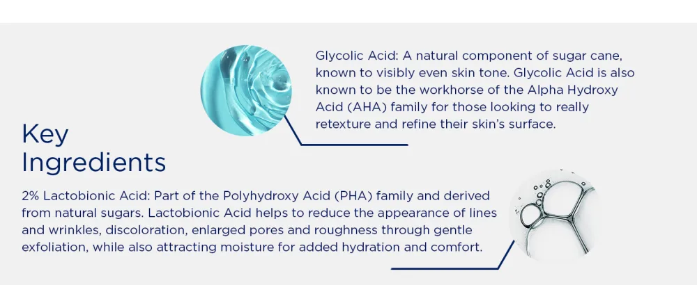 NEOSTRATA Foaming Glycolic Face Wash High Strength AHA Cleanser Soap-free  4.2 fl. oz. - Key ingredients