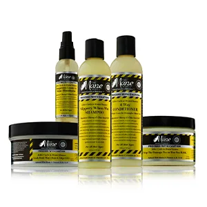 THE MANE CHOICE - Proceed With Caution Killer Curls & Brutal Bounce Stop The Damage Pre or Post Poo Mask (12 oz) - Proceed with Caution