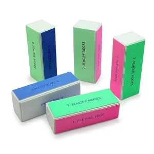 YIMART 5Pcs/set Nail Art Buffer Block Nail File For Nail Polish UV Gel Manicure Pedicure Buffing Sanding Polish (Flower) - product information 3