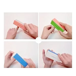 YIMART 5Pcs/set Nail Art Buffer Block Nail File For Nail Polish UV Gel Manicure Pedicure Buffing Sanding Polish (Flower) - product information 6