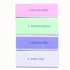 YIMART 5Pcs/set Nail Art Buffer Block Nail File For Nail Polish UV Gel Manicure Pedicure Buffing Sanding Polish (Flower) - product information 9