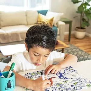 MODERN-TWIST Waterproof  Dishwasher Safe Mark-Mat  Mat & Marker Set  US Map - modern twist