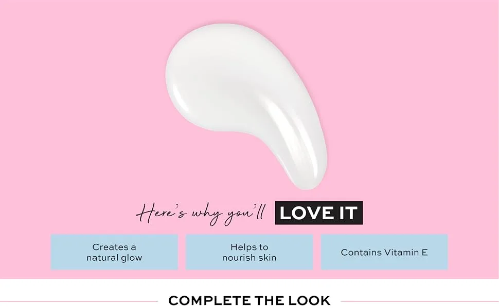 Makeup Revolution Hydrate Primer  Water-Based Primer with Vitamin E & Hyaluronic Acid  Lightweight Formula  Vegan & Cruelty-Free  0.95 Fl Oz - Hydrate Primer