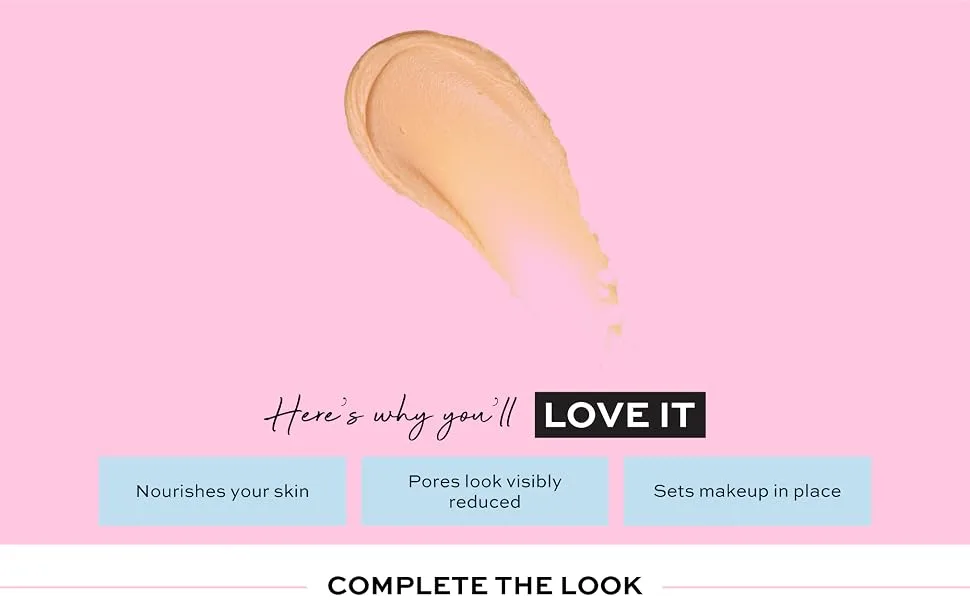 Makeup Revolution Pore Blur Primer  Pore Minimizer Cream  Makeup Primer With Vitamin E To Nourish Skin  0.95fl.oz/28ml - Pore Blur Primer