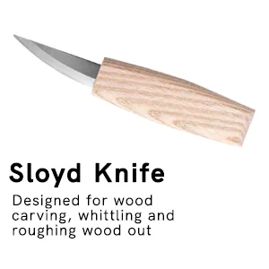 Gaxcoo Whittling Knife Wood Carving Tools Kit for Beginners  Kids  Spoon  Clay  Curved Blade  Fruit  Hook Knife 4 Pcs - sloyd knife