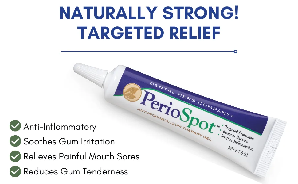 PerioSpot Antimicrobial Gum Therapy Gel (.5 oz.) - PerioSpot