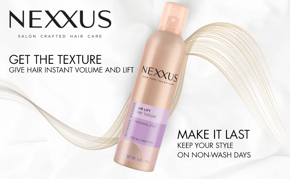 Nexxus Between Washes Finishing Spray For Hair Texture and Frizz Control Air Lift Weightless 5 oz - Nexxus