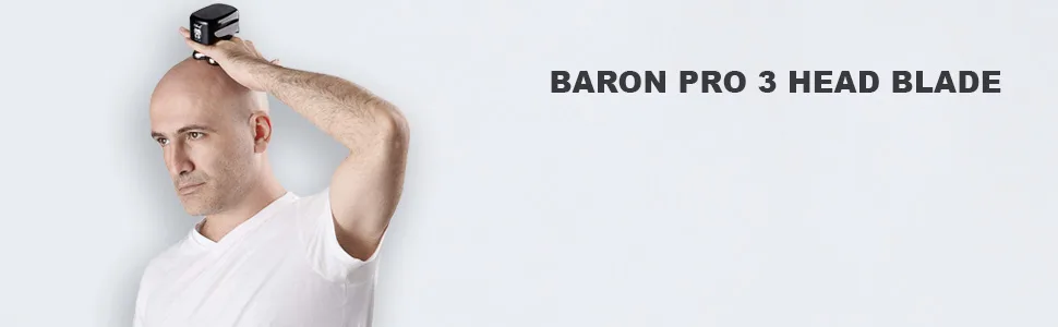Skull Shaver Baron 3 Head Replacement Blade for Pitbull  Butterfly Kiss  and Palm Electric Razors - product information 2