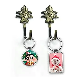 O BOSSTOP 10PCS Sublimation Blanks Keychains Metal Round Key Rings for Heat Press Round - Rectangle Sublimation Keychain