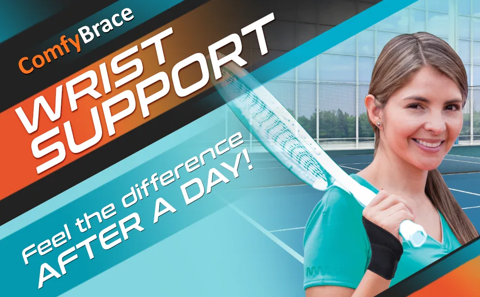 ComfyBrace-Premium Lined Wrist support. /Wrist Strap/Carpal Tunnel Wrist Brace/Arthritis Hand Support -Fits Both Hands-Adjustable Fitted - product information 7