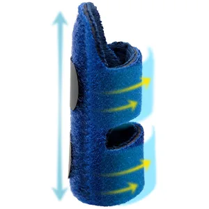 Trigger Finger Splints  Finger Brace for Pain Relief Sport Injuries  Basketball  Senior Tendon Release Blue - product information 9