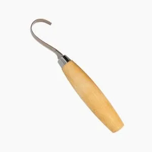Morakniv Wood Carving Double-Edge Hook Knife - Full Rat-Tail Tang