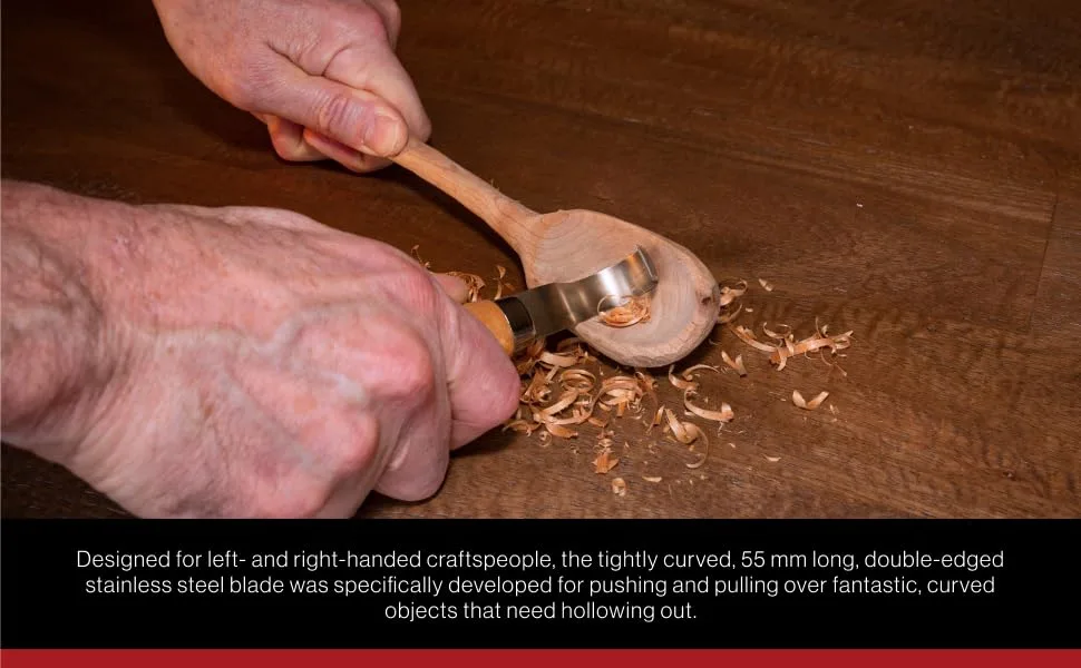 Morakniv Wood Carving Double-Edge Hook Knife - hook knife