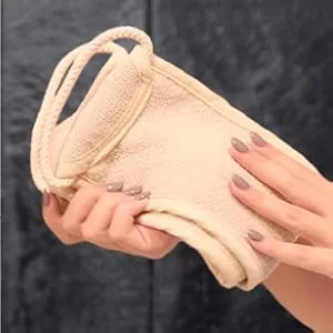 Toem Back Scrubber Strap for Shower - Exfoliating Wash Cloth Back Washer - Exfoliating Band Set - 4 x 32 Inches - product information 2
