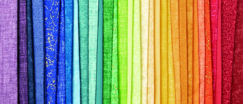 Connecting Threads 100% Cotton Thread - 1200 Yard Spool (Red) - a rainbow cascade of quilting fabrics