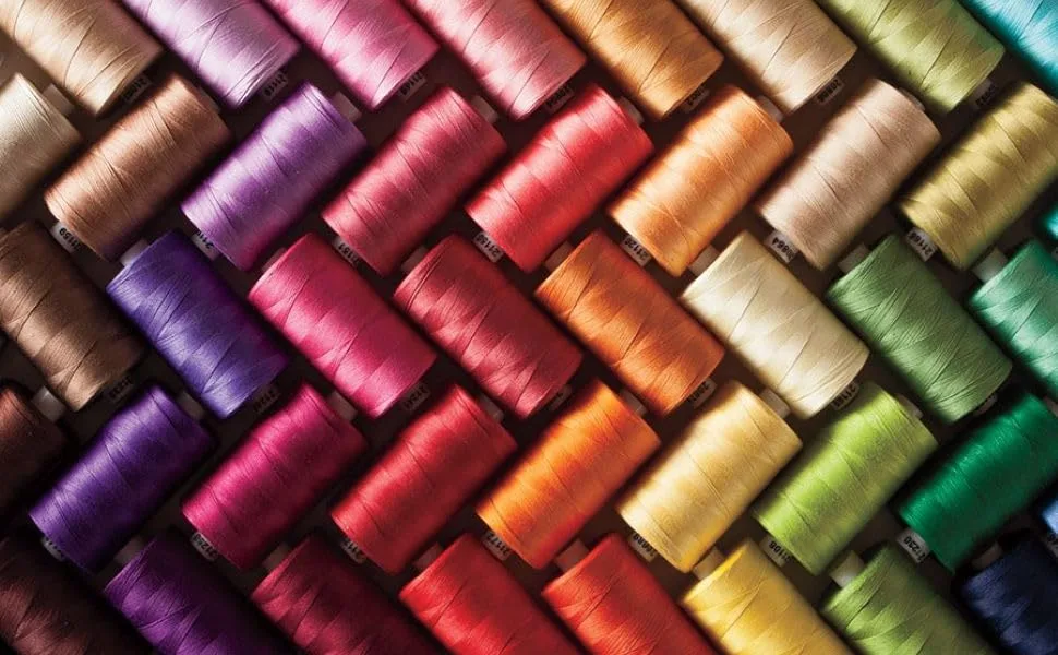 Connecting Threads 100% Cotton Thread - 1200 Yard Spool (Red) - Thread
