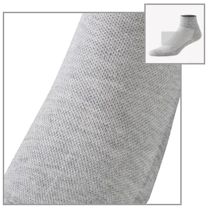 Forcool Non Binding Loose Top Seamless Ankle Low Cut Cotton Diabetic Socks for Men and Women  M/L/XL  3/6 Pairs 6 Black Medium - diabetic socks ankle gray