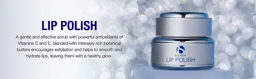 iS CLINICAL Lip Polish  Gentle Lip Scrub  Lip Exfoliator - exfoliator