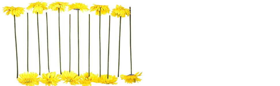 CraftMore Purple Colored Gerbera Daisy Stems 14 Inch Set of 12 - product information 2